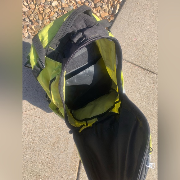 Icon Moto Mil-Spec Motorcycle Riding Backpack Bright Yellow - Picture 15 of 17